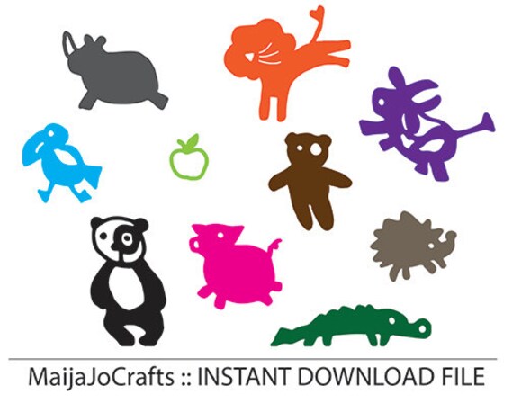 Download Animals SVG Baby svg Kids svg Nursery svg Cricut downloads