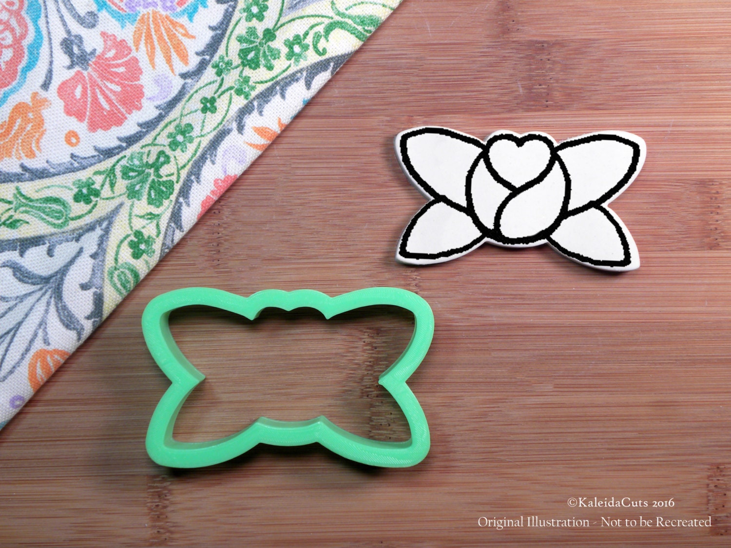 Rosebud Cookie Cutter. Flower Cluster Cookie Cutter. Rose Cookie Cutter