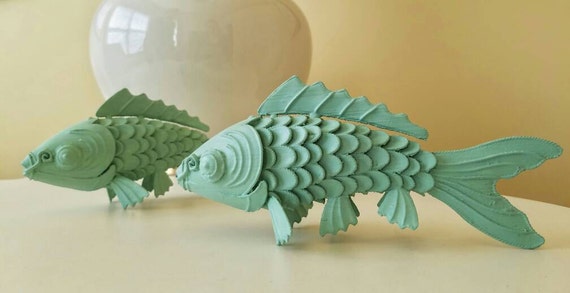 3d printed koi fish