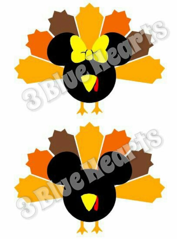 Download Turkey Mickey Head Thanksgiving Mickey Head by ...