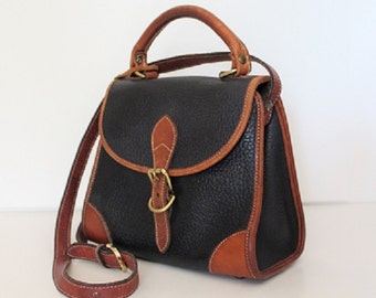 Vintage Dooney and Bourke, Crossbody Messenger Satchel Handbag, 313180