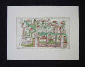 Rateriana iconography-etching of Verona