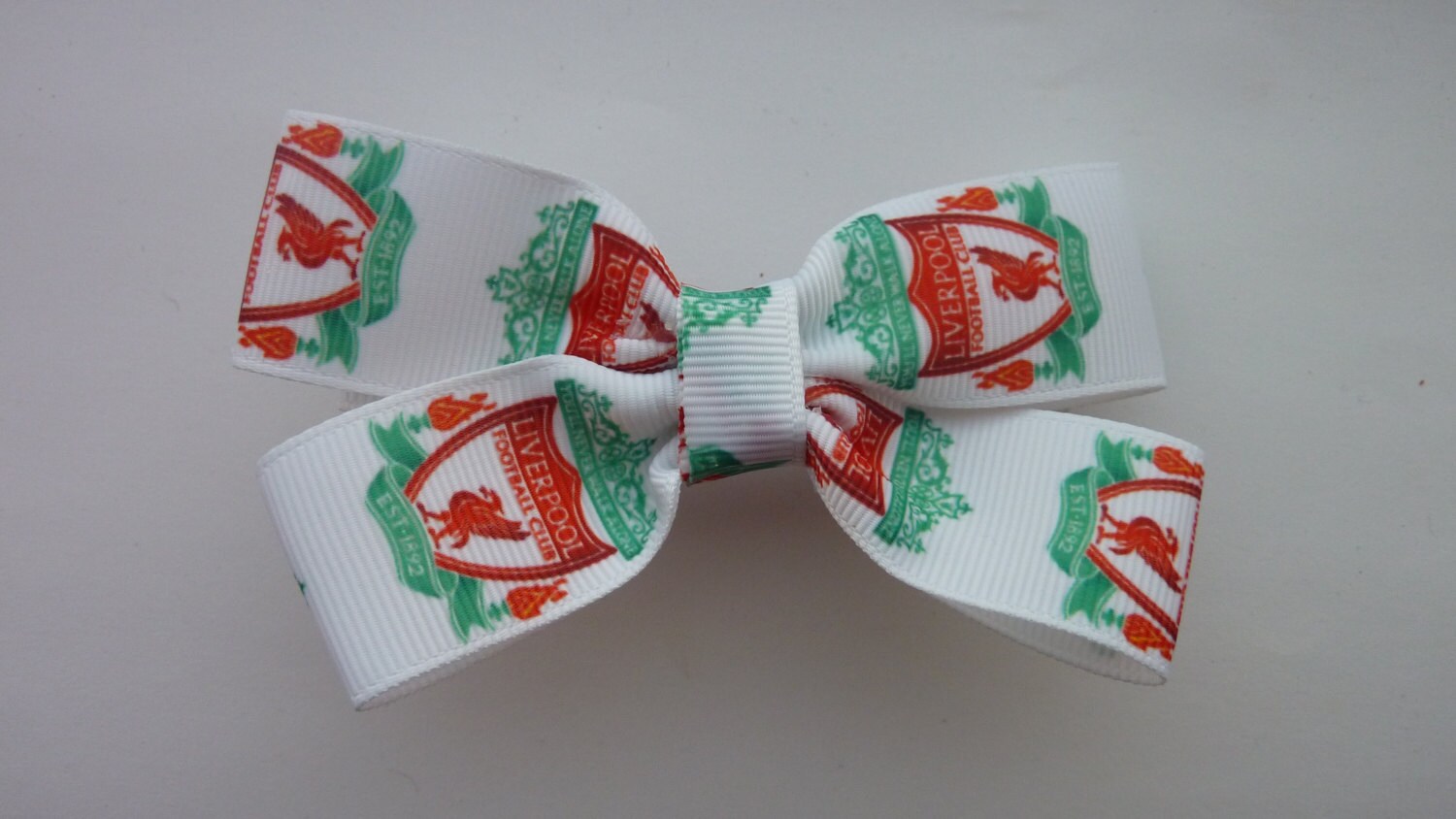 Liverpool Football Club hair bow/football hair bow/Liverpool