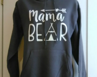 SALE!!! Mama Bear Hoodie, Mama Bear, fast shipping, boutique style hoodie,