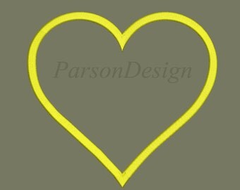 Heart Embroidery Design - 15 Size Embroidery Designs Heart Embroidery Design ~ INSTANT DOWNLOAD ~ Machine Embroidery Pattern