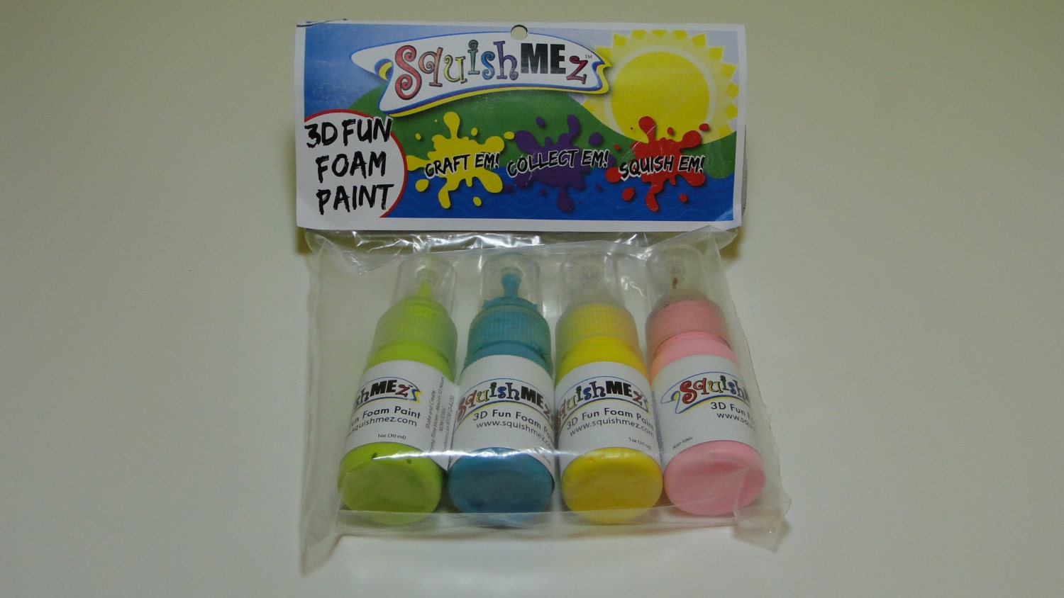 HOMEMADE Squishies Squishy SquishMEz Craft Kit 3D Paint Sets from