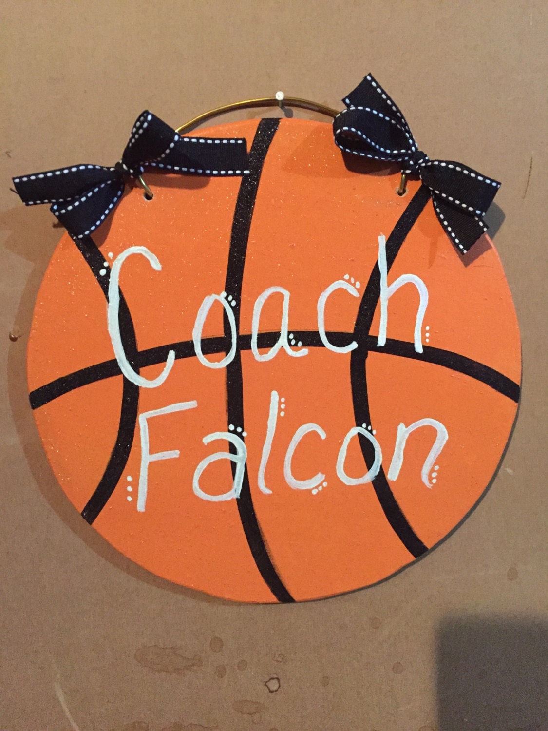 Basketball Personalized Door Hanger