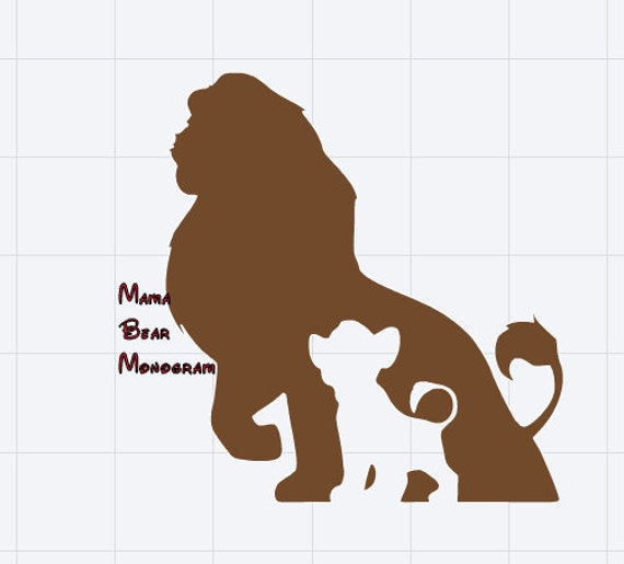 Download SVG Lion King Cutting File Instant DownloadSvg Only
