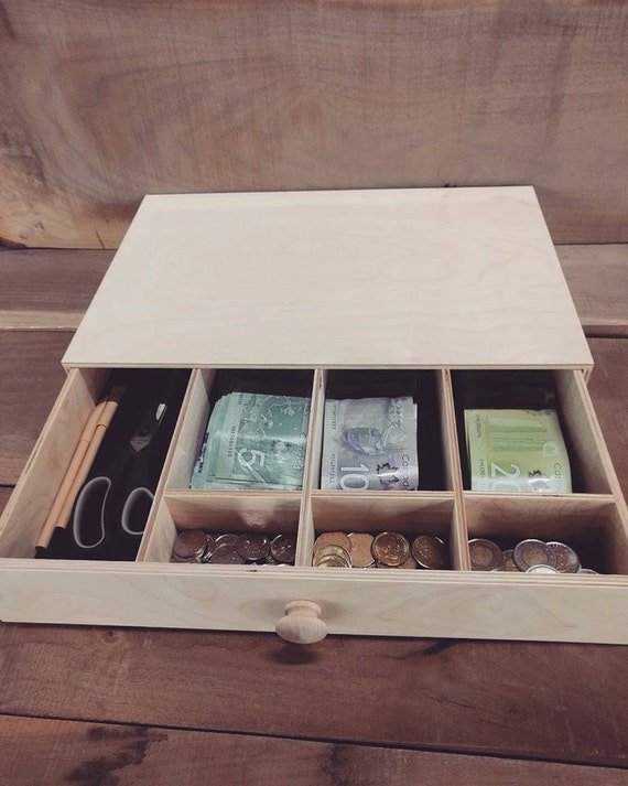Items similar to Wooden Cash Drawer on Etsy