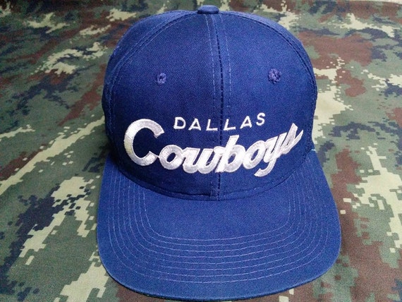 Free Ship Rare Vintage 90s Dallas Cowboys Hat Cap Snap