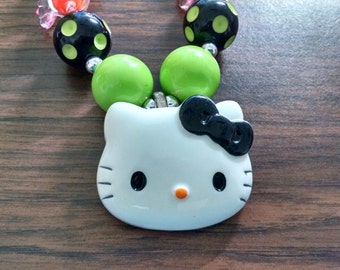 Halloween Hello Kitty Toddler Bubblegum Necklace