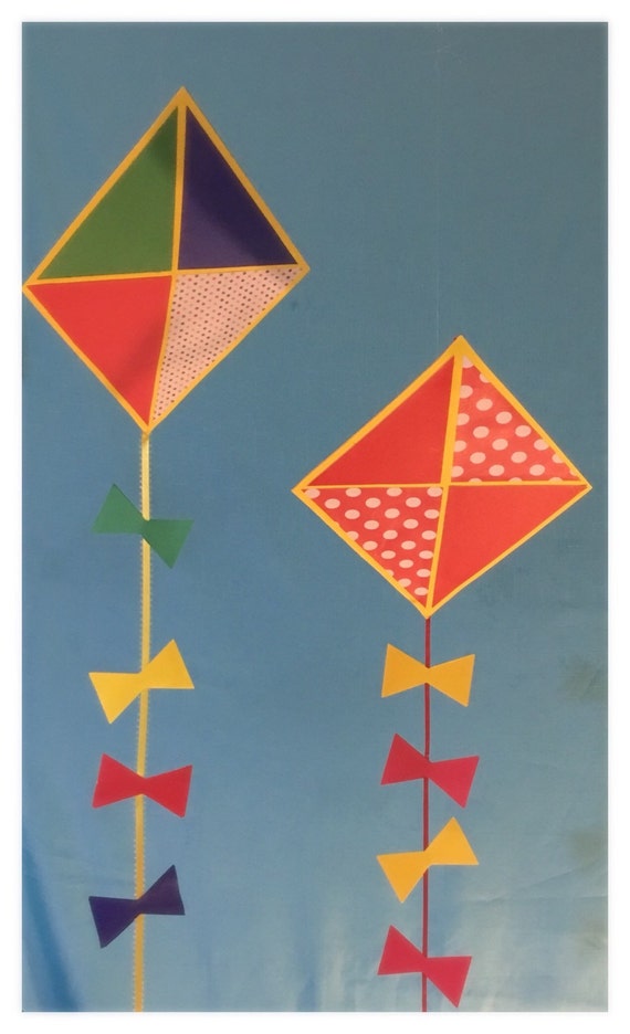 Kite Decorations Hanging set of 3