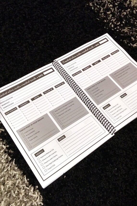 Beachbody Coach Power Hour Tracking SHEET by daniellenazirdesigns