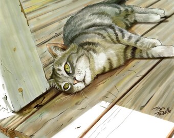 Smoky the Neighborhood Cat