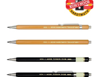 Koh I Noor mechanical pencil 2 mm clutch leadholder all metal Versatil Toison D or 5900, 5201