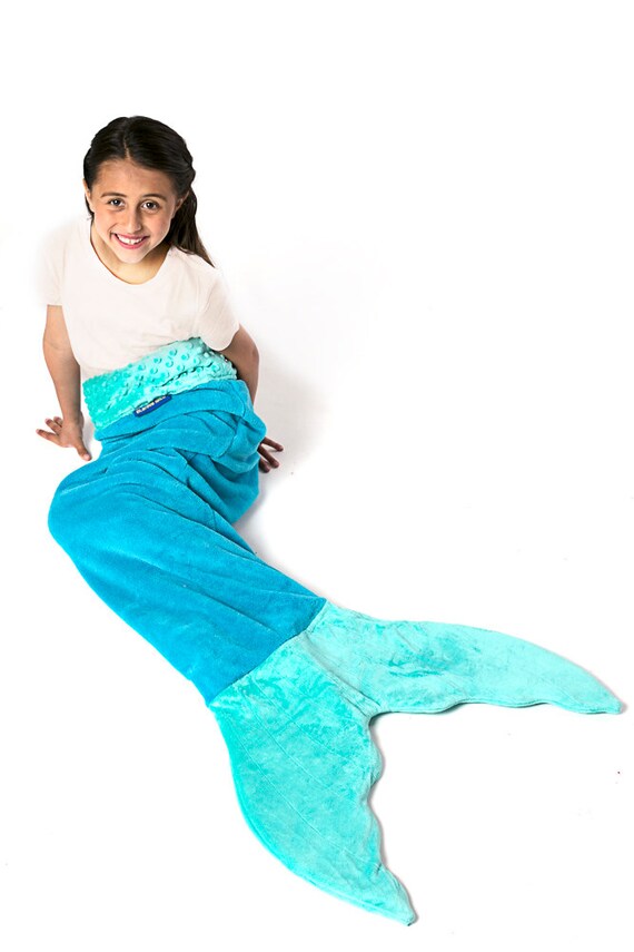 Mermaid Tail Blanket by Blankie Tails™ Kids by BlankieTailsInc