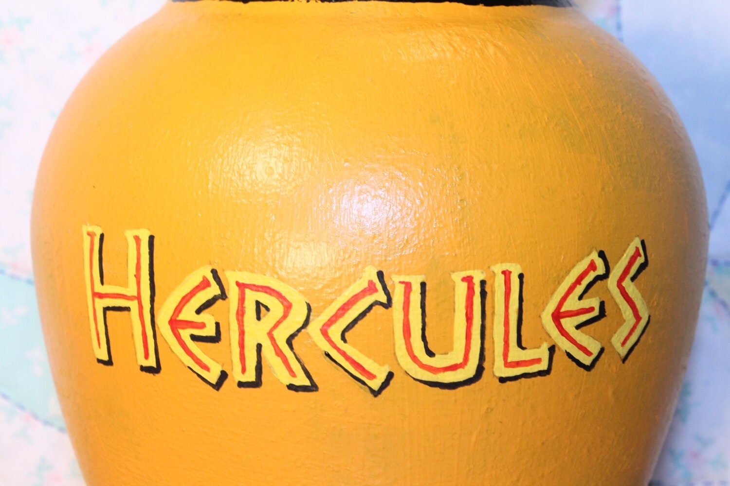 Hand painted Hercules Vase