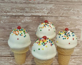 12 Rainbow Deluxe Cake Pops One Dozen Large Cake pop cones! Colorful Cake pops for desserts, Parties, gifts , weddings, showers and fun!