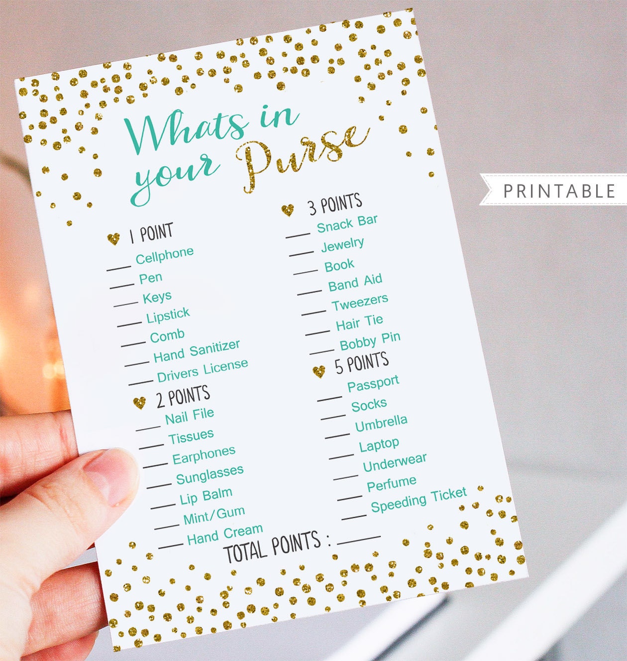 This is a picture of Decisive What's in Your Purse Printable It's just a photo of Decisive What's in Your Purse Printable