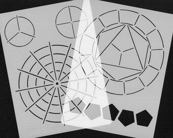 Colour Wheel Stencils (set of 2)