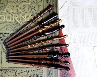 Magic Wand Pencils, Witch Wizard Wand Stationery, Magic Stationery, Bookworm Gifts, School Supplies, cij, Christmas gifts, back to school