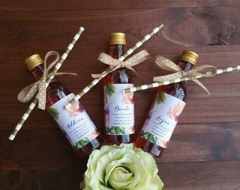Mini Wine Labels | Bridesmaid Wine Labels | Bridesmaid Kit | Wedding Favor Kit