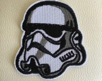 STAR WARS stormtrooper sew/iron on embroidered patch