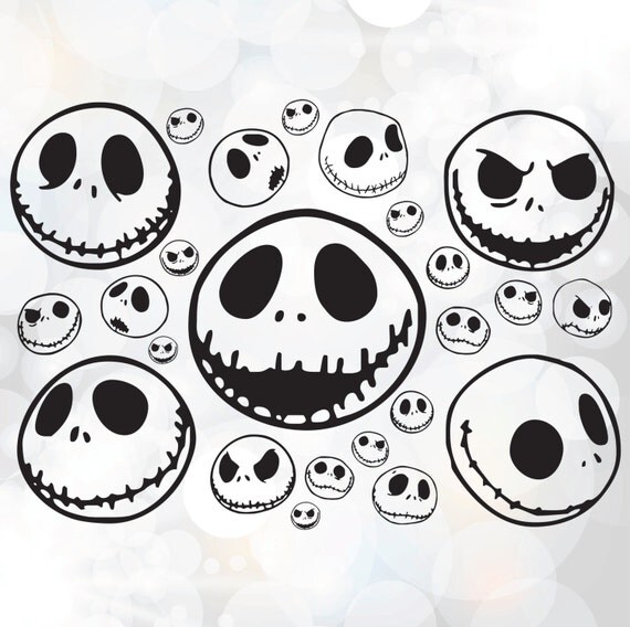 Download Jack Skellington SVG Nightmare Before Christmas by Linescut