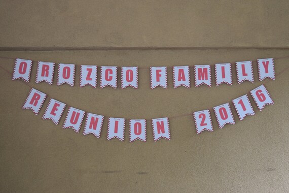 Custom Banner Family Reunion Banner Reunion Decoration