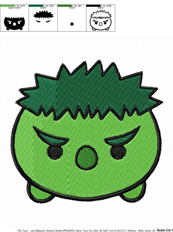 hulk tsum tsum large