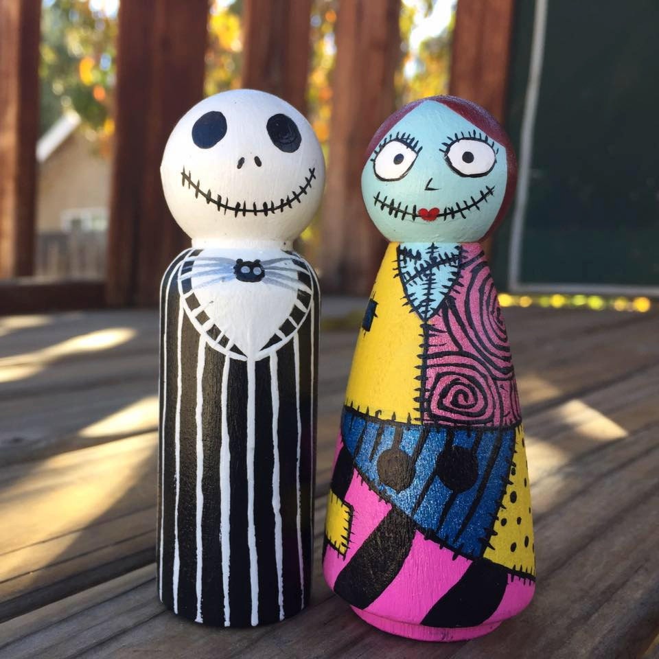 jack skellington and sally dolls