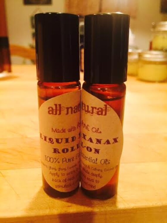 Liquid Xanax RollOn All Natural by MadeWithLoveOilsYL on Etsy