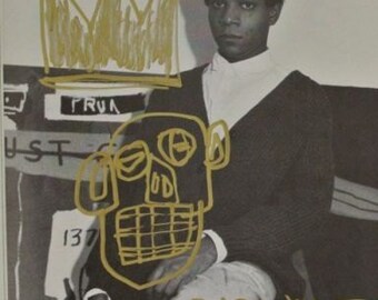 Jean Michel Basquiat Dessins 2 Signatures Estimé : 250,000 usd ( Peinture à l'huile )