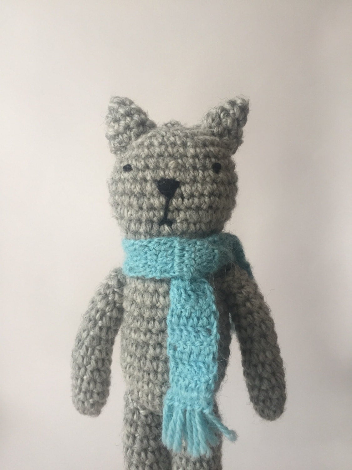 Amigurumi crochet cat toy