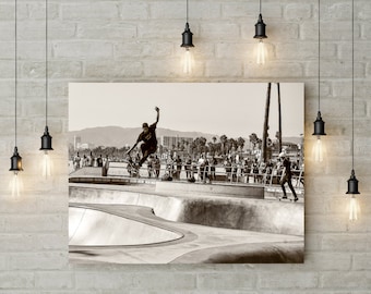 Skateboarding fine art photography venice beach california