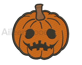 Halloween Pumpkin Embroidery design 8 Size INSTANT download machine embroidery
