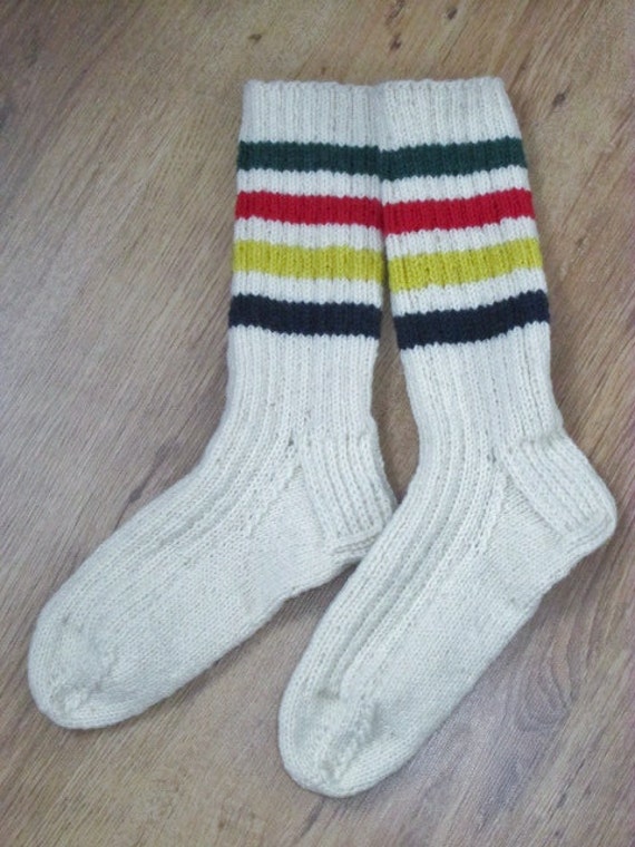 Hudson's Bay Inspired Socks
