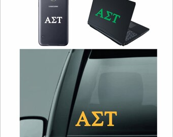 alpha sigma tau sticker - alpha sigma tau Decal - alpha sigma tau - Greek Letters - Sorority Decal - Laptop Sticker - Car Decal