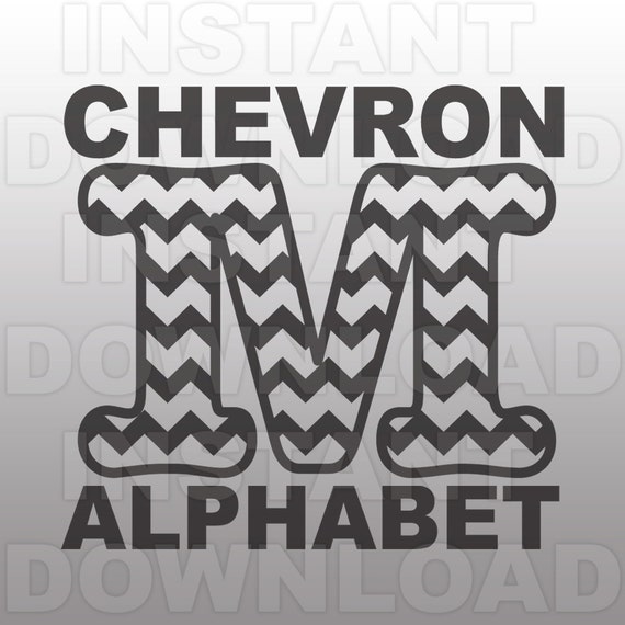 Download Chevron Font SVGChevron Letter SVG setMonogram SVG-Cutting