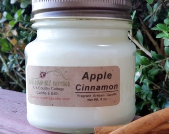 APPLE CINNAMON CANDLE - Strong - Classic Favorite