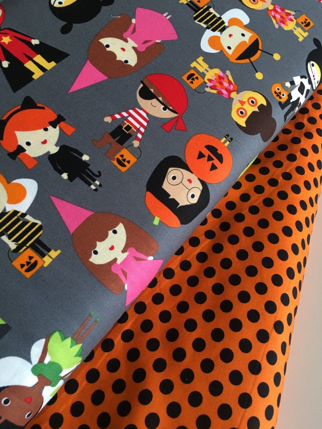 Halloween fabric Halloween Costume fabric bundle by