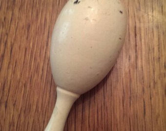 Sweet Little White Vintage Child's Darning Egg