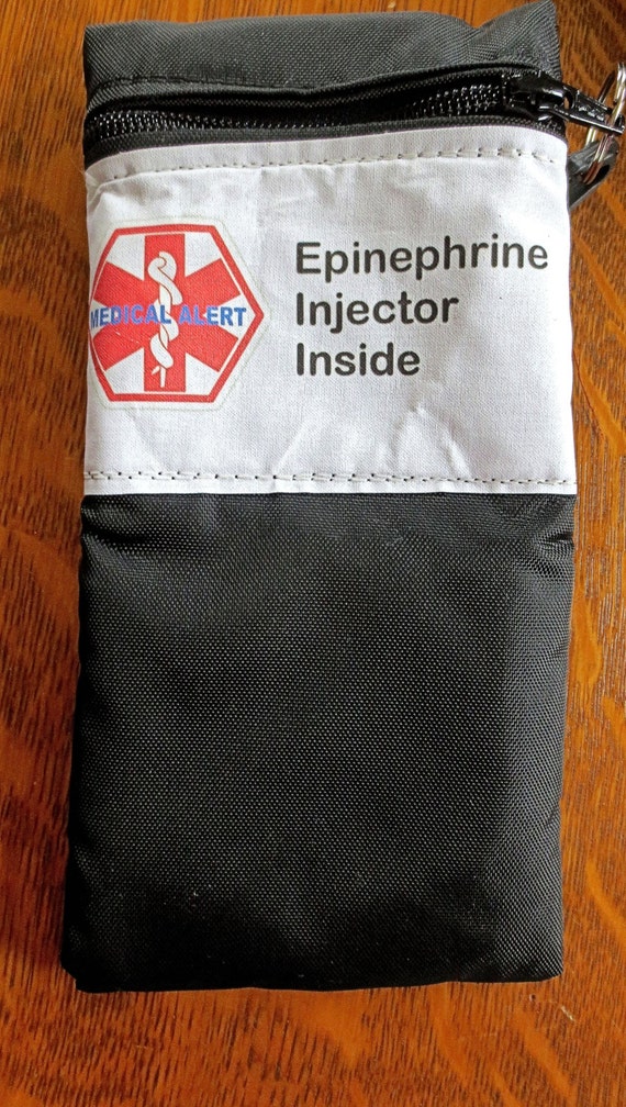 Epi Pen ® Case Pouch Carrier Insulated Zippered Bag Medical