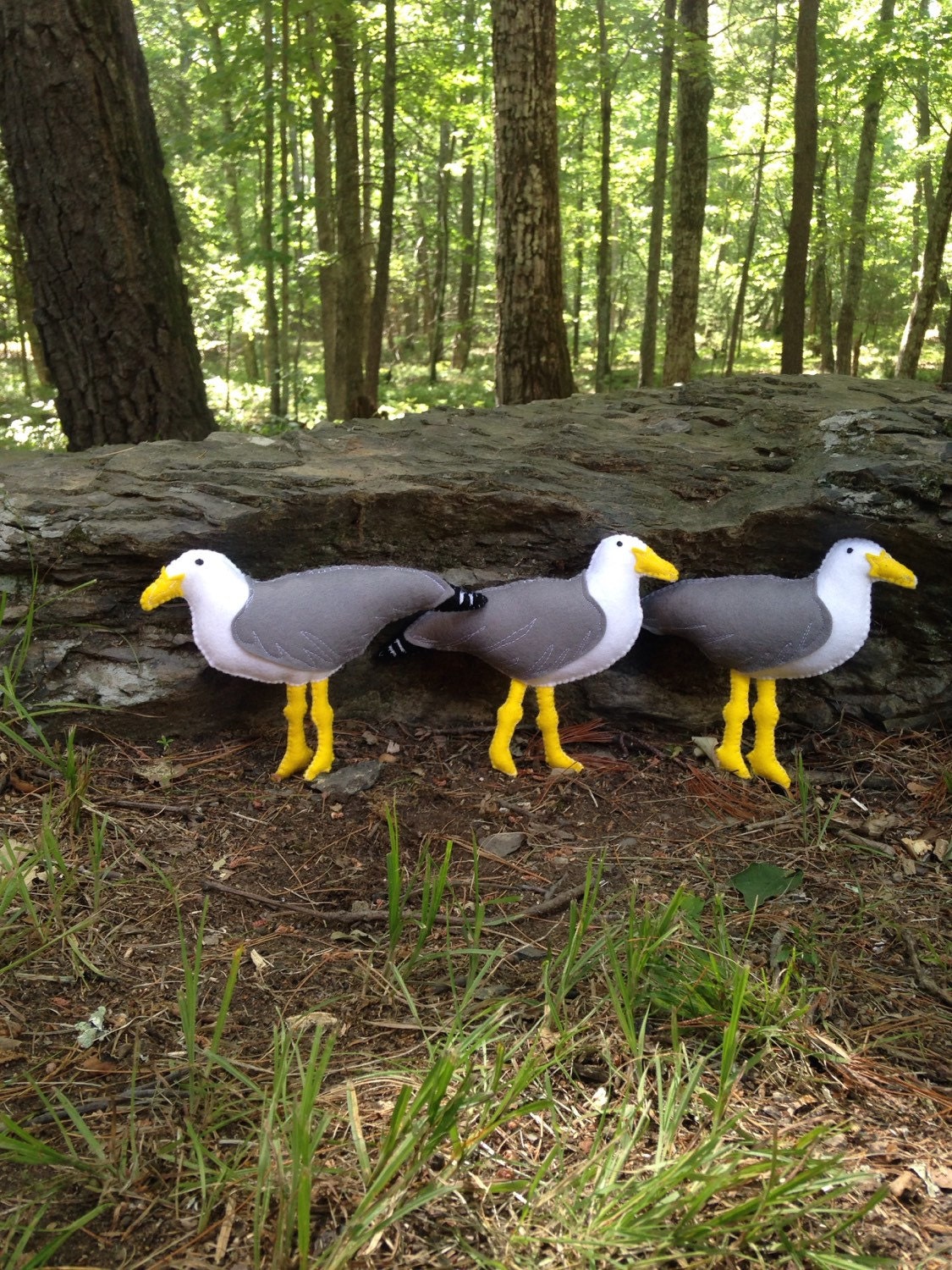 stuffed seagull toy