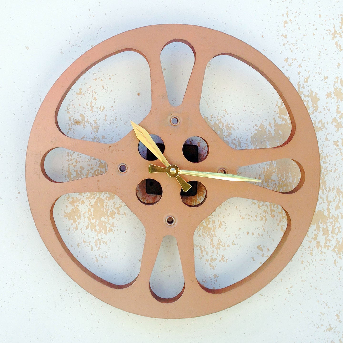 Clock Movie Reel Clock Wall Clock 16mm Metal Movie Reel