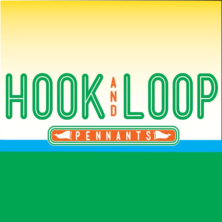 Hook & Loop pennants by hookandloop on Etsy