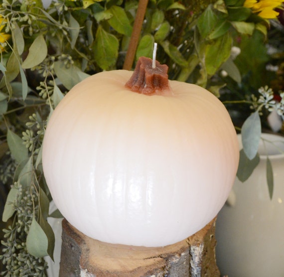 Large pumpkin silicone candle mold