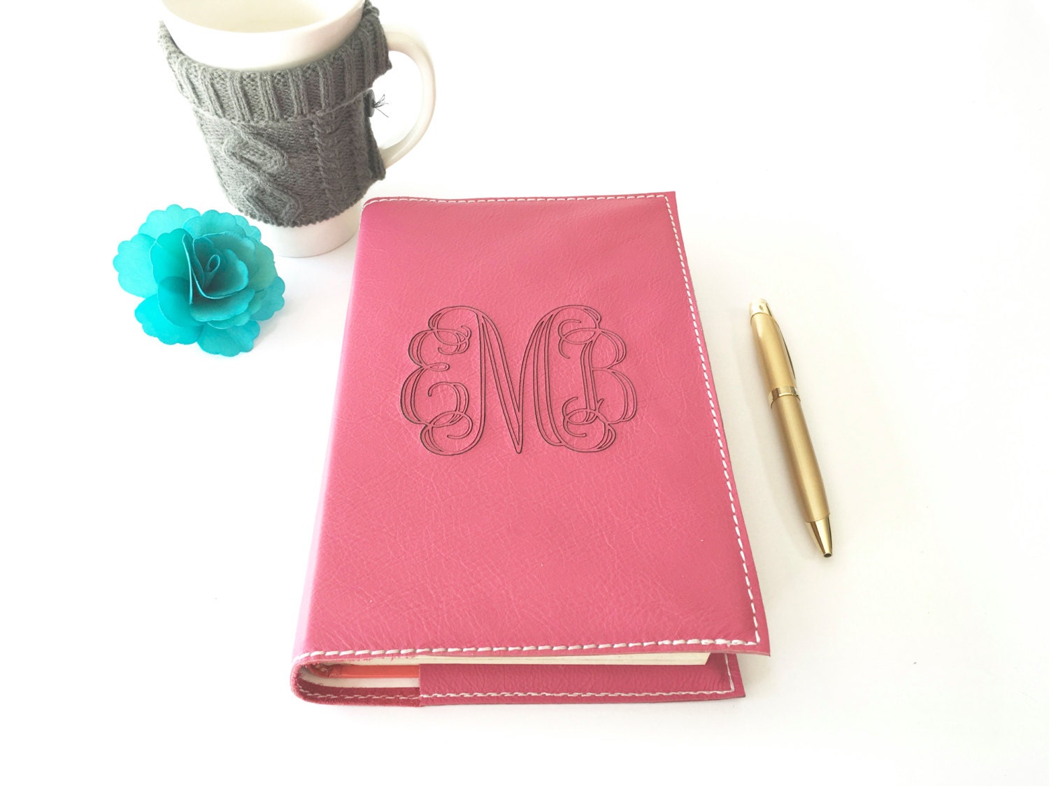 Monogrammed Planner Cover Custom made to fit your planner