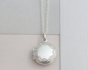 Sterling Silver Classic Round Locket