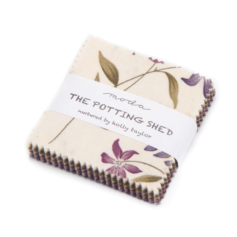 The Potting Shed Mini Charm Pack Fabric - Moda - Holly 